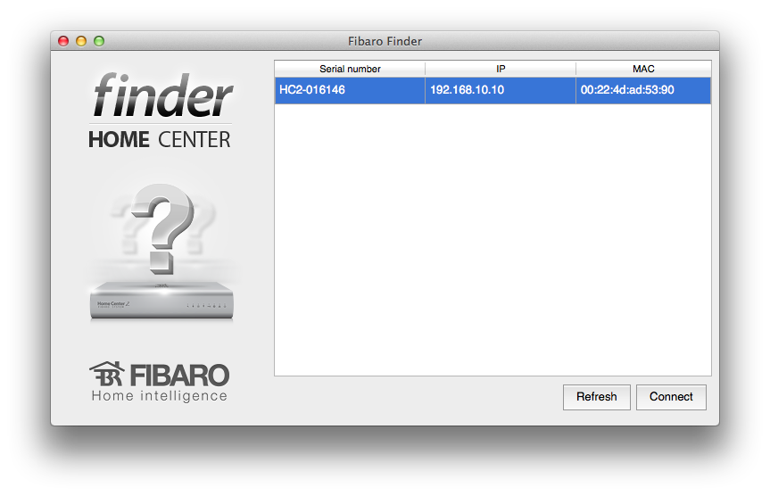 หา IP Home Center ง่ายๆ ด้วย FIBARO Finder